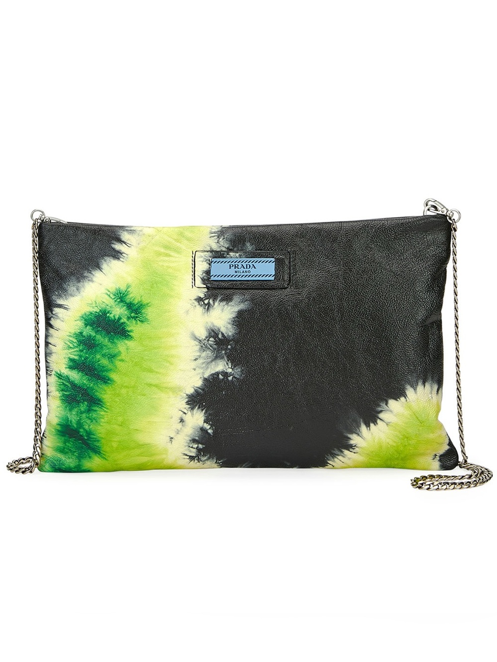 Prada Glace Tie-Dye Calf Leather Clutch